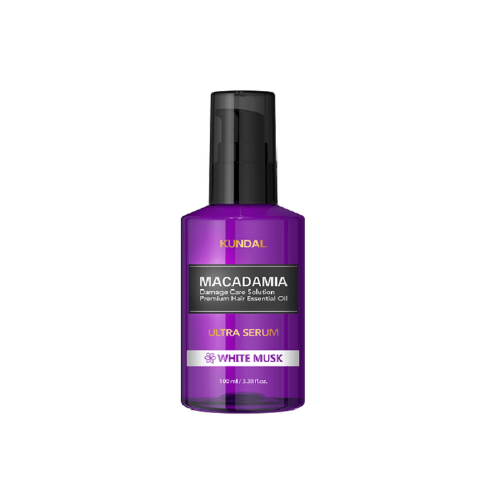 Kundal Macadamia Damage Care Solution Premium Hair Essential Oil Ultra Serum White Musk 100 ml - Beauty Tribe