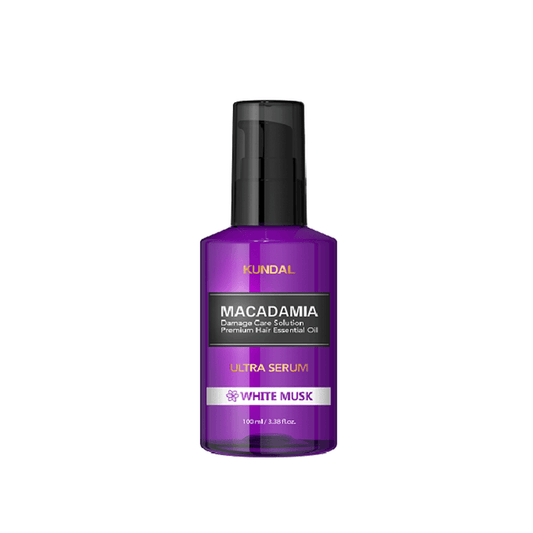 Kundal Macadamia Damage Care Solution Premium Hair Essential Oil Ultra Serum White Musk 100 ml - Beauty Tribe