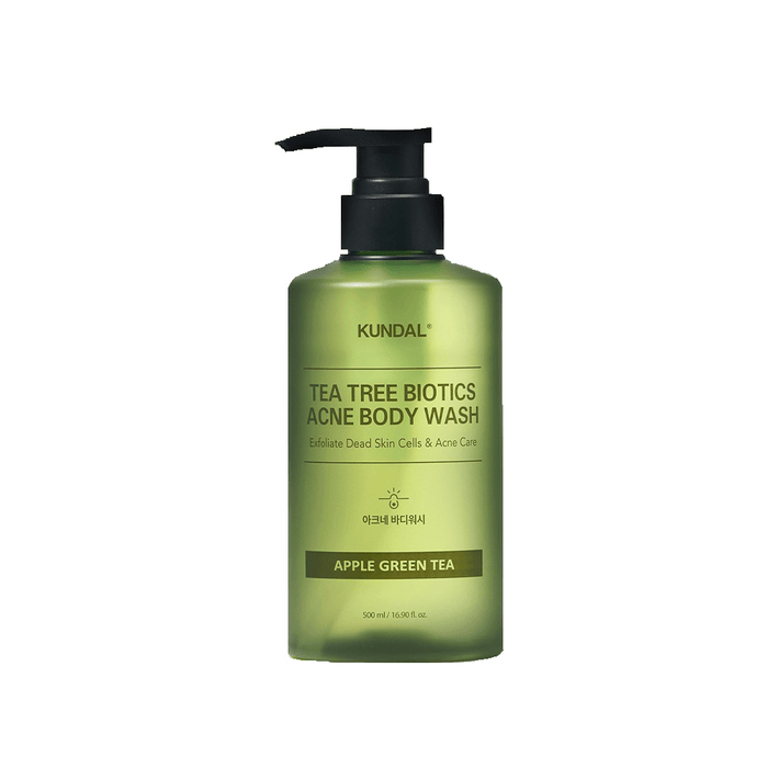 Kundal Tea Tree Biotics Acne Body Wash Apple Green Tea 500 ml - Beauty Tribe