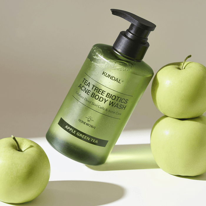 Kundal Tea Tree Biotics Acne Body Wash Apple Green Tea 500 ml - Beauty Tribe