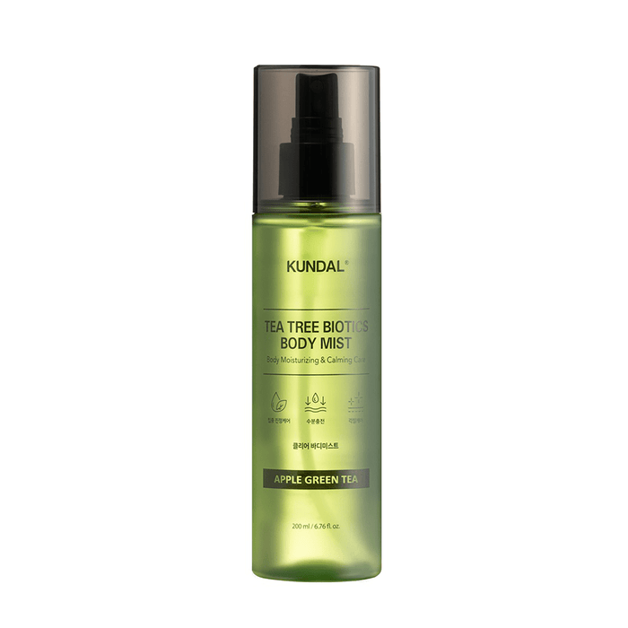 Kundal Tea Tree Biotics Body Mist For Moisturizing & Calming Care Apple Green Tea 200 ml - Beauty Tribe