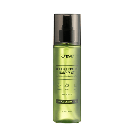 Kundal Tea Tree Biotics Body Mist For Moisturizing & Calming Care Apple Green Tea 200 ml - Beauty Tribe