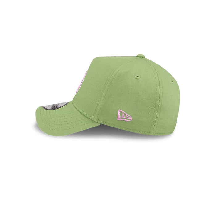 Pictured is this MLB Strawberry Matcha LA Dodgers 9FORTY A-Frame cap in green. 6