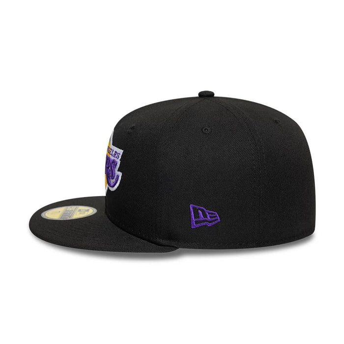 Pictured is this NBA LA Lakers 59FIFTY Fitted cap in black. 5