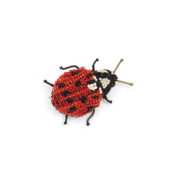 Lady Bug Beetle Brooch Pin