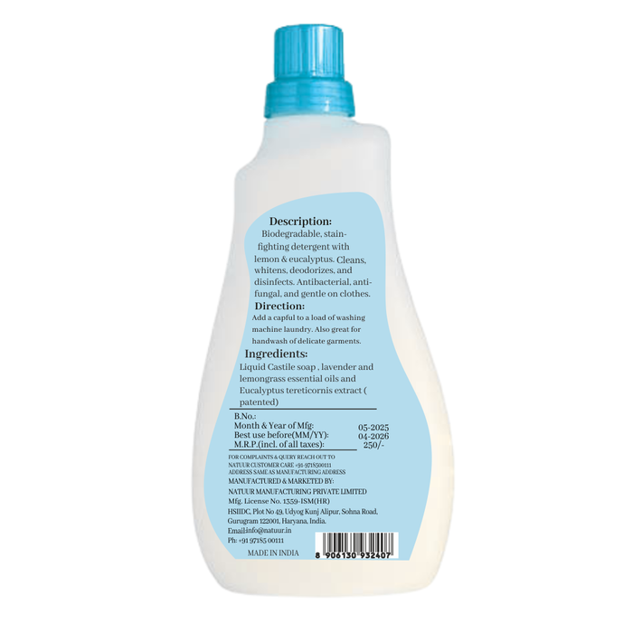 Laundry Liquid Detergent (Sulphate Free)