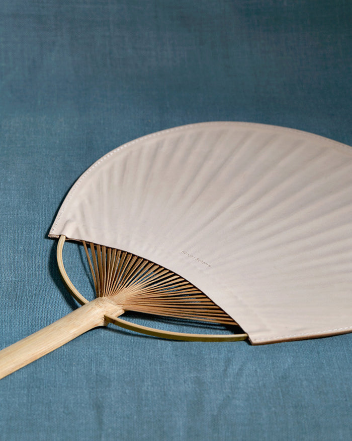 Leather Uchiwa Fan
