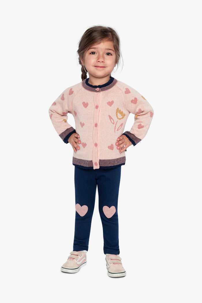 Leggings Royal Blue And Pink-1