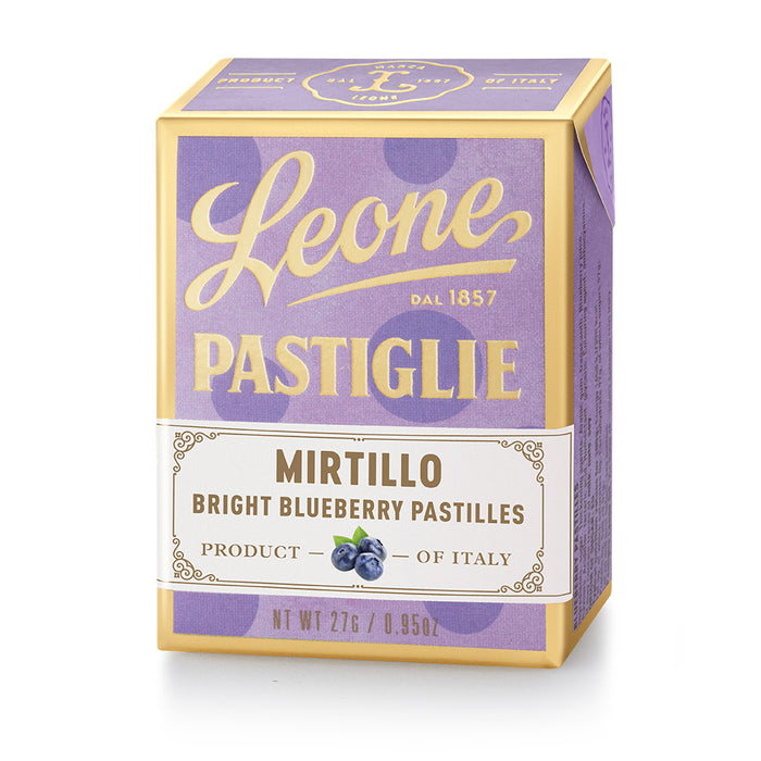 Leone Pastiglie Blueberry Candy in Box 30 gr