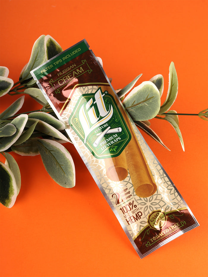 Lit Culture Hemp Wrap 2pk | Russian Cream-Image 1