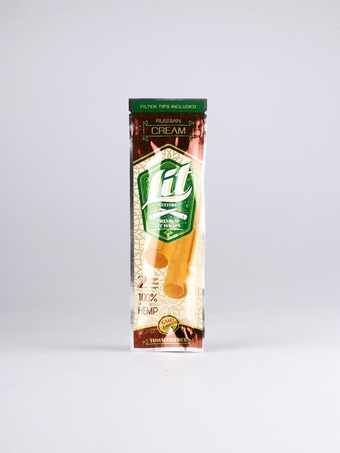 Lit Culture Hemp Wrap 2pk | Russian Cream-Image 2