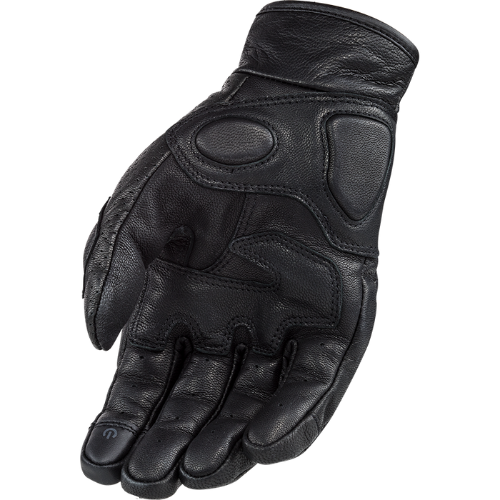 LS2 Rust Man Gloves Black Leather