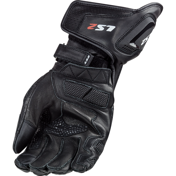LS2 Swift Racing Gloves Black