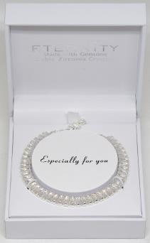 Lucy K Cubic Zirconia Especially For You Crystal Bracelet