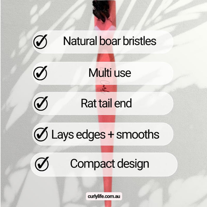 LuxeSleek 2-in-1 Flyaway Taming + Edge Laying Brush