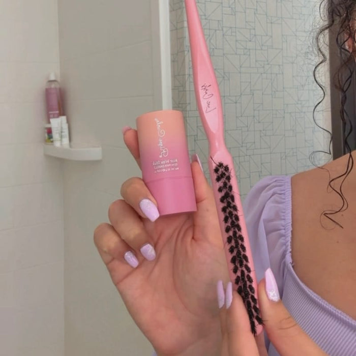 LuxeSleek 2-in-1 Flyaway Taming + Edge Laying Brush