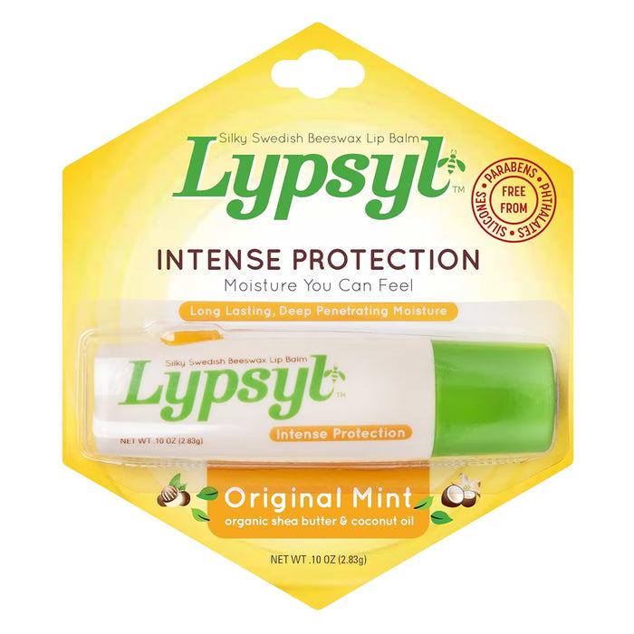 Lypsyl Intense Protection Original Mint Lip Moisturizer Stick - 0.10 oz - 48 Pack