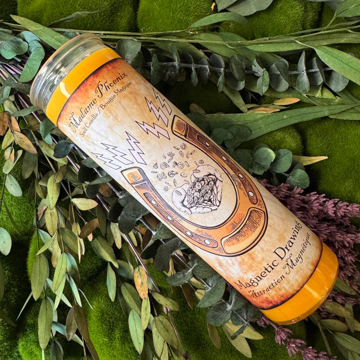 Magnetic Drawing 7 Day Spell Candle