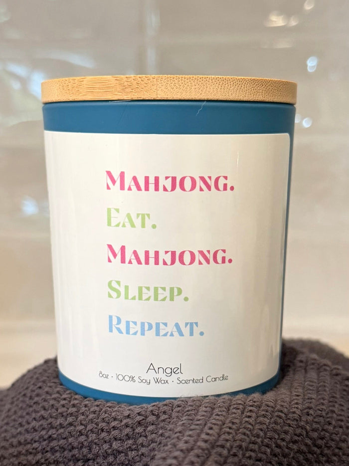 Mahjong... Repeat. 8oz 100% Soy Wax Scented Candle