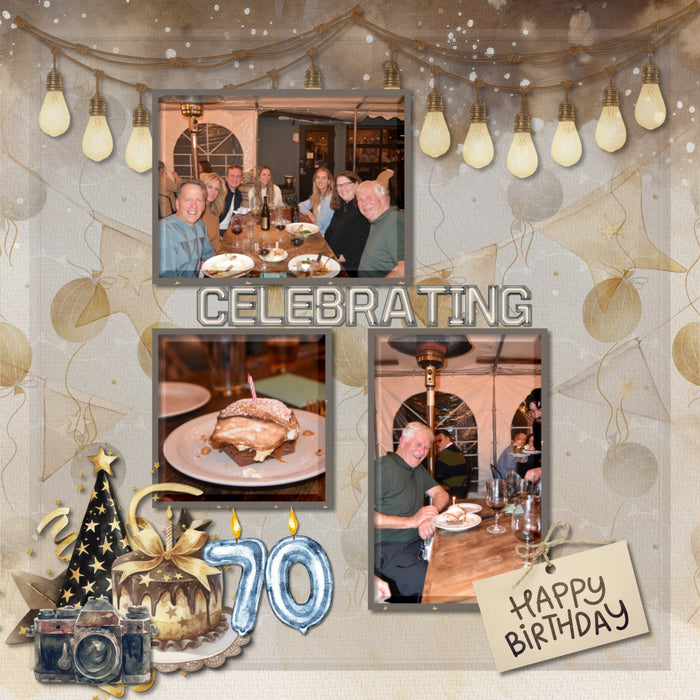 Celebrate the man in your life with these masculine watercolor embellishments, papers, word art, and clusters by Lucky Girl Creative digital art for digital scrapbooking. Great for birthday, boys night out, celebrations, and other manly activities. Embellishments include balloon, banner, bunting, flag, candle, party hat, books, camera, steering wheel, casino chips, poker chips, cigar, bowtie, hat, shoes, suit, suspenders, tie, compass, confetti, streamers, cowboy boots, cowboy hat, crown, dog