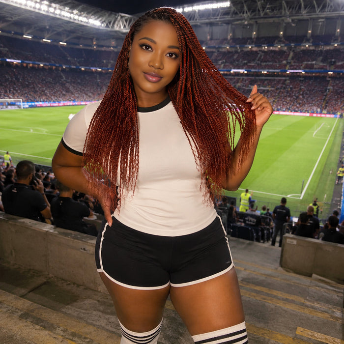 MATCH SALE|QVR Dark Orange Afro Kinky Bulk Human Hair