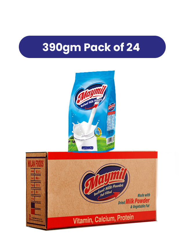 Maymil Milk Powder 390gm Carton 24 Pcs