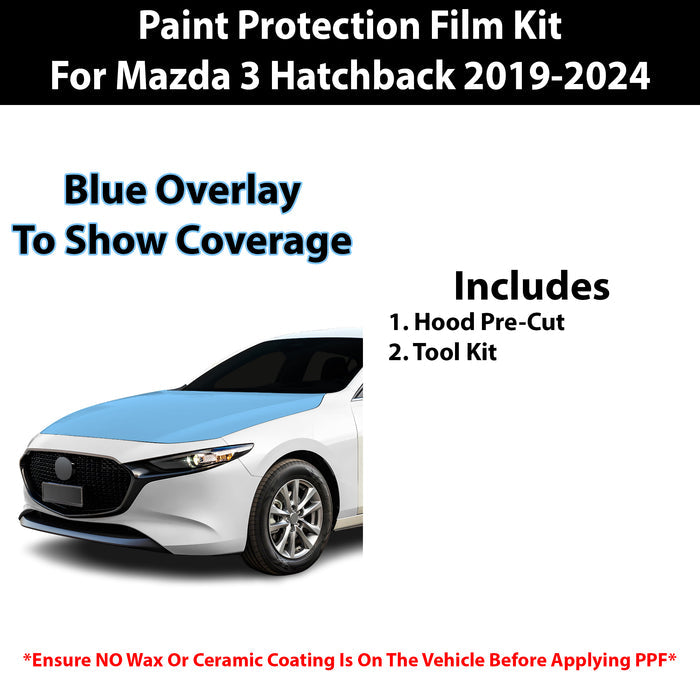 Fits Mazda 3 Hatchback 2019+ Precut Premium Paint Protection Film Clear Bra PPF Decal Film Kit - Bogar Tech Designs