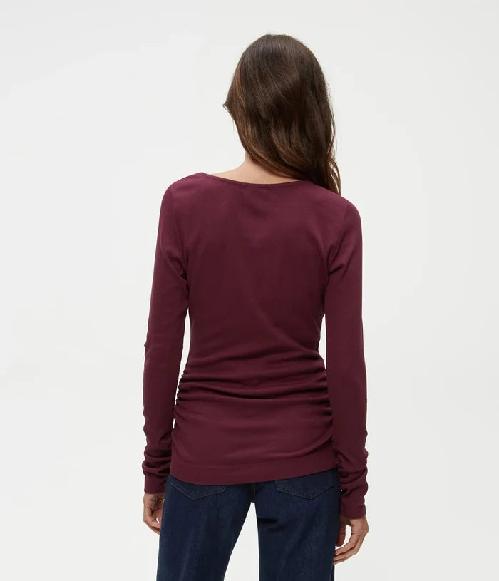 clarke ruched tee