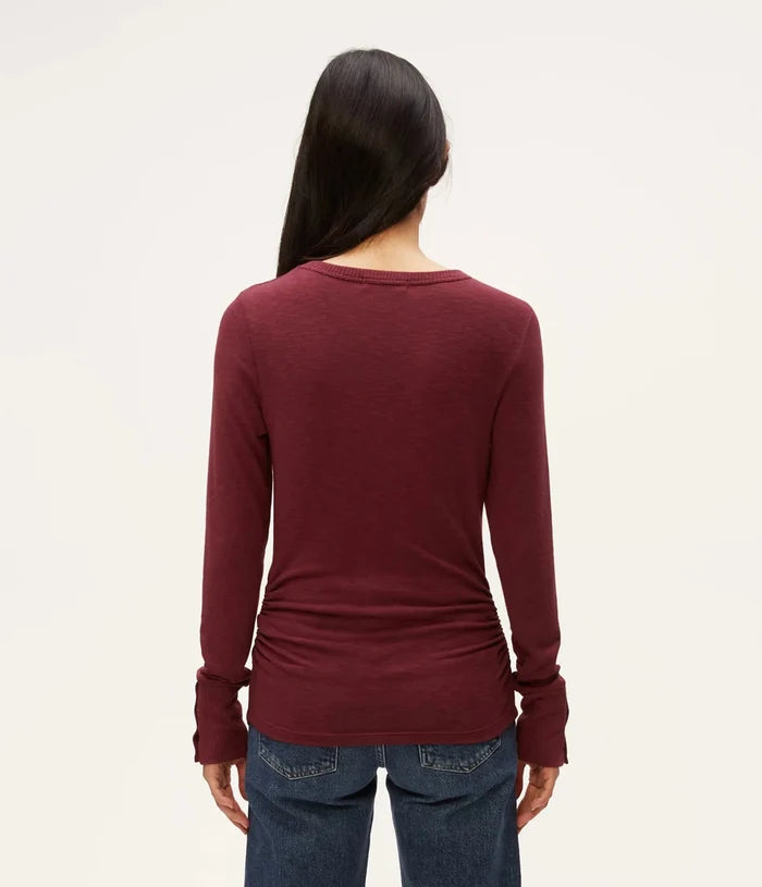 Finn Cropped Long Sleeve Crew Neck