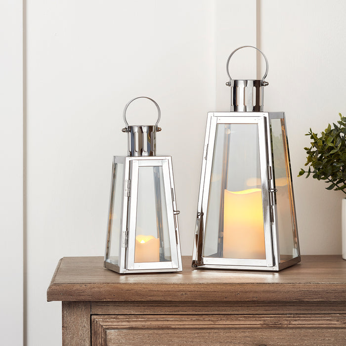 Miners Stainless Steel Battery Candle Lantern
