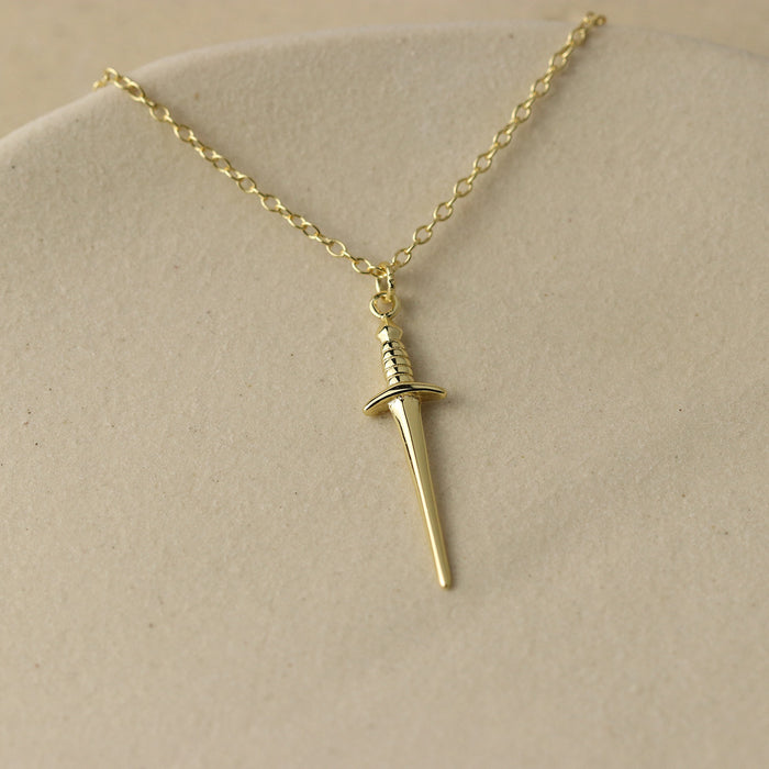 Mini Dagger Sword Necklace - La Lovely Vintage