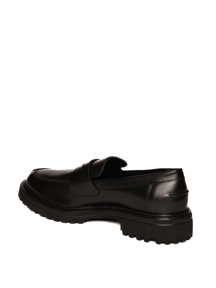BRAWN'S Mocassino spazzolato nero 22105748 SPAZ-NERO
