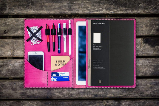 Moleskine Professional Workbook A4 Cover - Leather Compendium - Pink