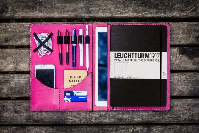 Moleskine Professional Workbook A4 Cover - Leather Compendium - Pink