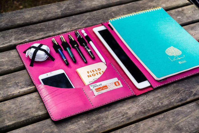 Moleskine Professional Workbook A4 Cover - Leather Compendium - Pink