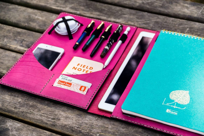 Moleskine Professional Workbook A4 Cover - Leather Compendium - Pink