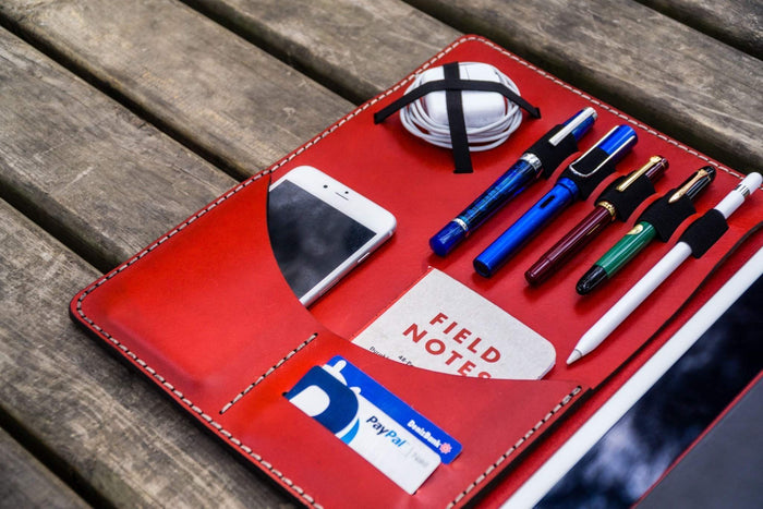 Moleskine Professional Workbook A4 Cover - Leather Compendium - Red