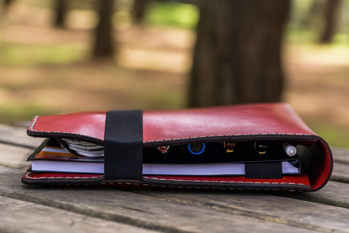 Moleskine Professional Workbook A4 Cover - Leather Compendium - Red
