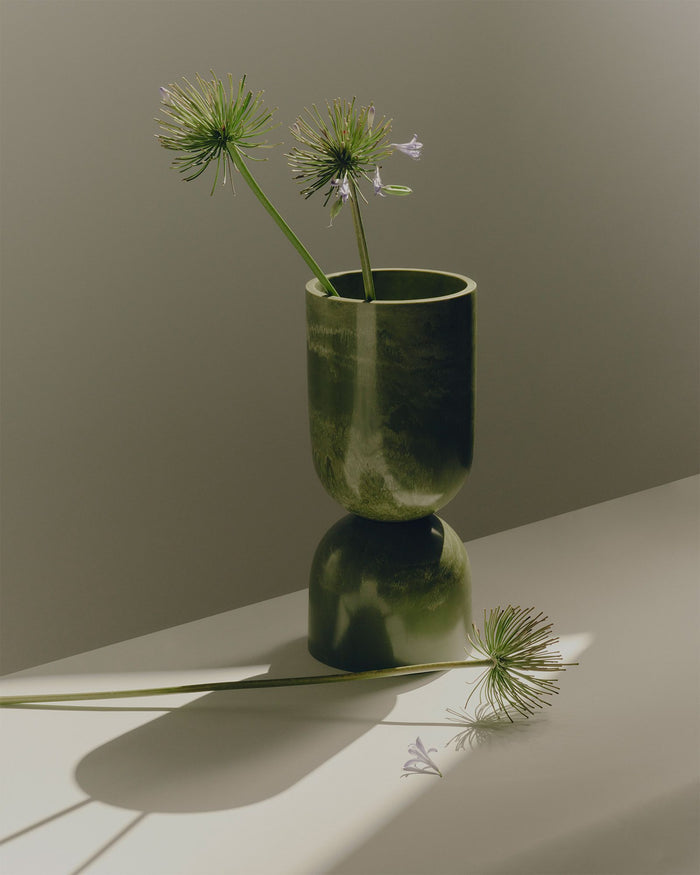 MOSS VASE in Vessel Resin by Lightly