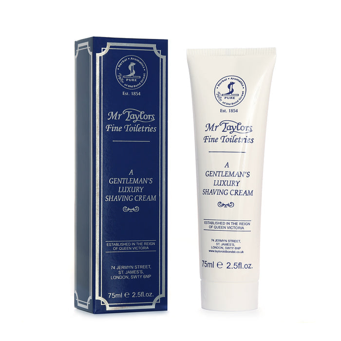 Mr Taylors Luxury Shaving Cream Tube 75ml