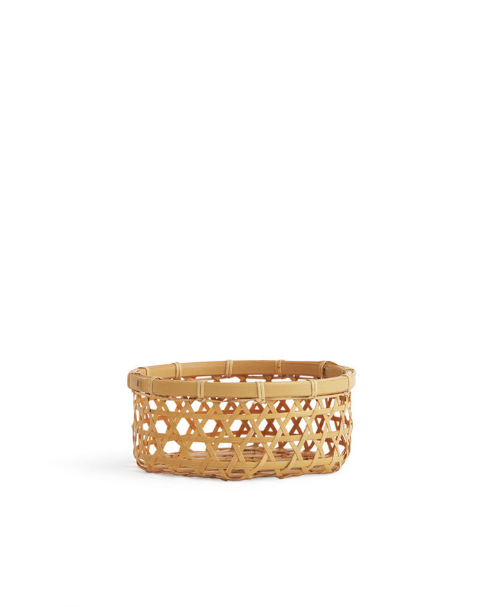 'Mutsume' Woven Bamboo Basket - Small (OUT OF STOCK)