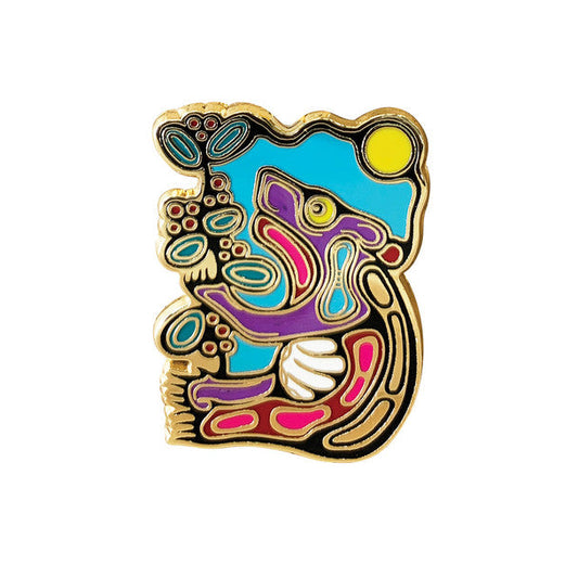 NATIVE Enamel Pin | Foraging Bear