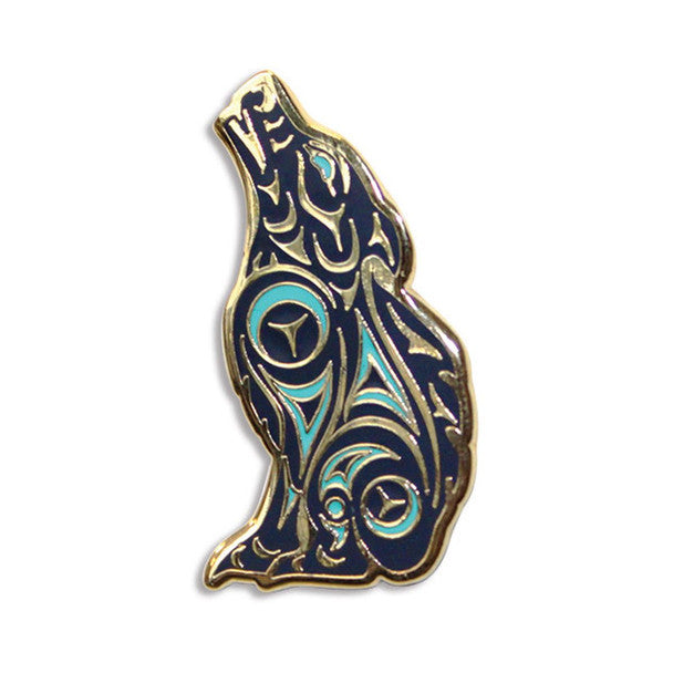 NATIVE Enamel Pin | Wolf