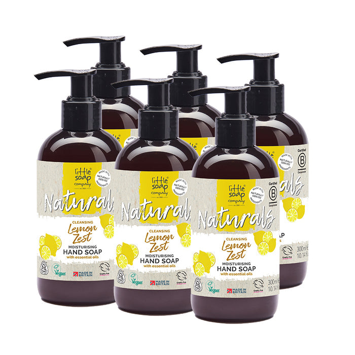 Naturals Lemon Zest Hand Soap - Case of 6 300ml