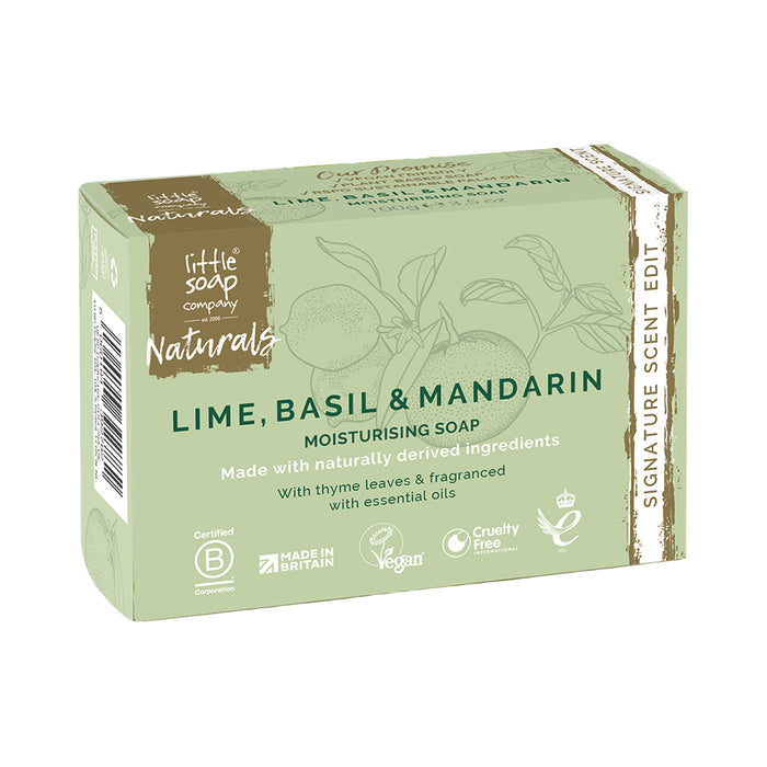 Naturals Signature Scent Edit Lime, Basil & Mandarin Soap Bar 100g