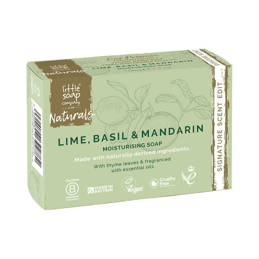 Naturals Signature Scent Edit Lime, Basil & Mandarin Soap Bar 100g