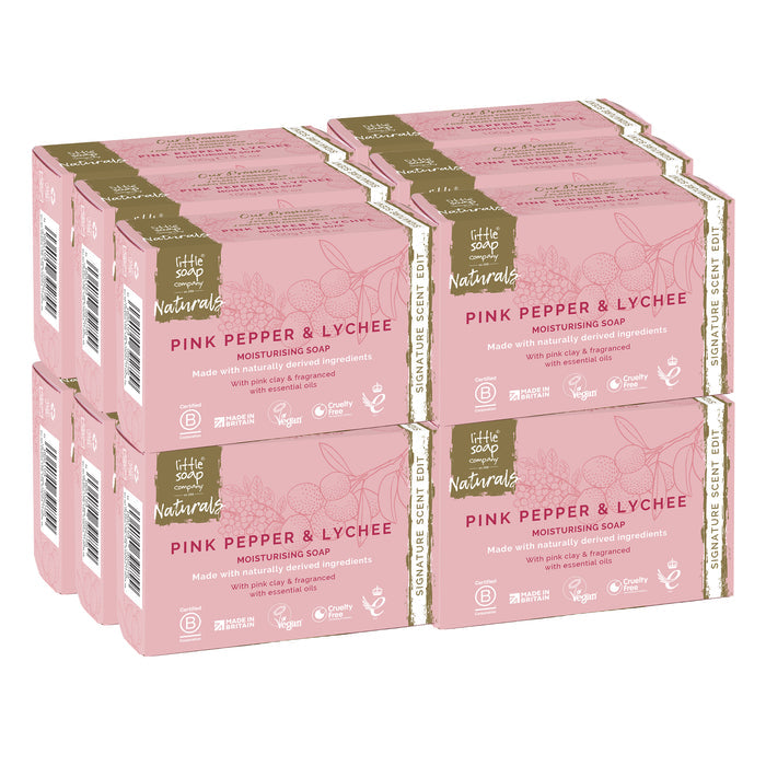 Naturals Signature Scent Edit Pink Pepper & Lychee Soap Bar 100g - Case of 12