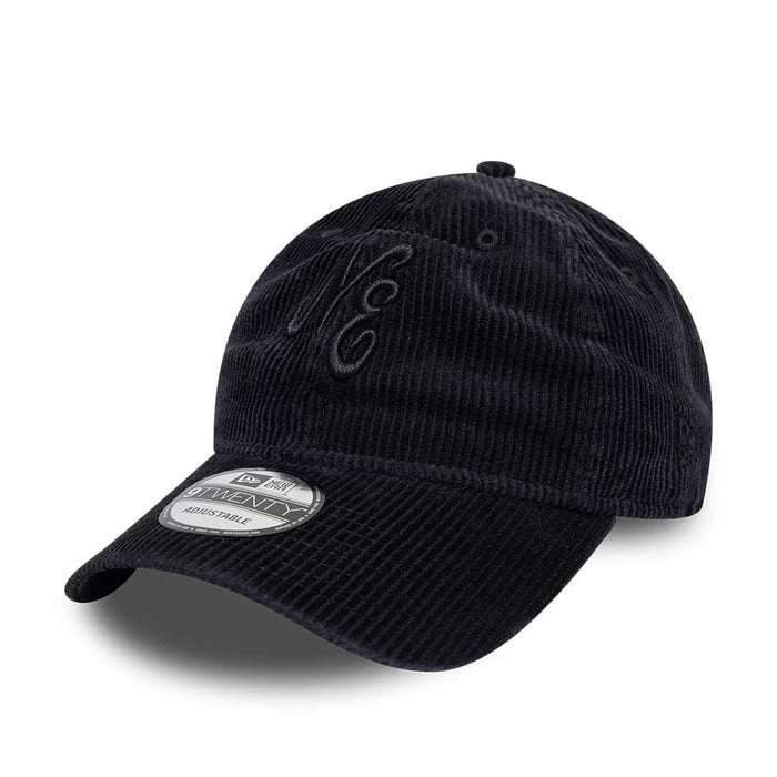 Pictured is this New Era Washed Cord 9TWENTY cap in black. 1