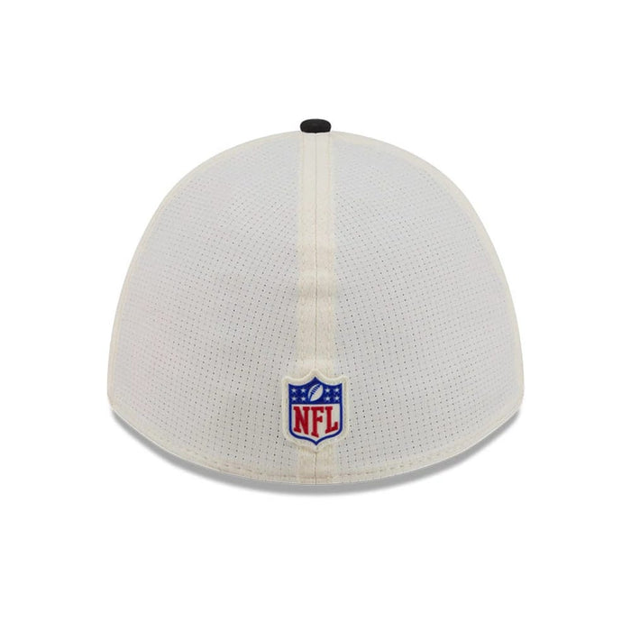 Pictured is this NFL Training 2026 New Orleans Saints 39THIRTY M-Crown Stretch Fit cap in white. 6