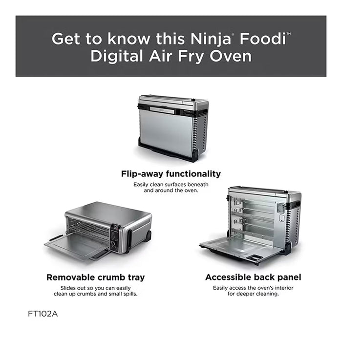Ninja Foodi Flip 9-in-1 Digital Air Fry Oven Silver